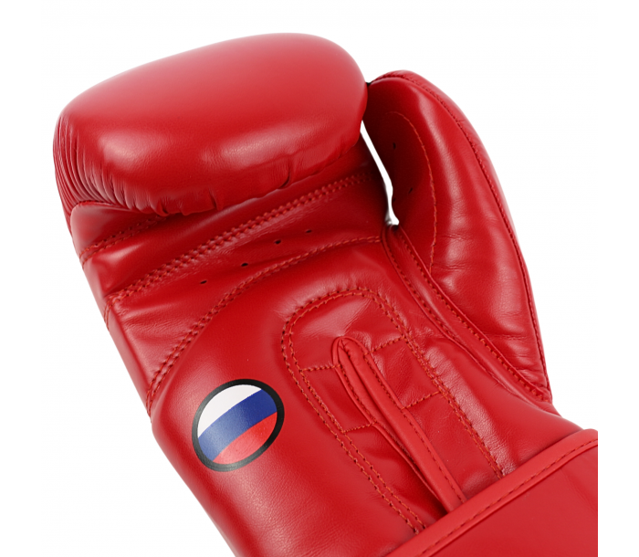 Перчатки боксерские "BoyBo" TITAN,IB-23 (одобрены ФБР),10oz красный-фото 2 hover image